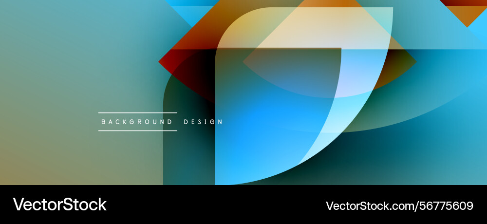 Abstract geometric shapes overlap creating Abstract geometric shapes overlap creating vector image