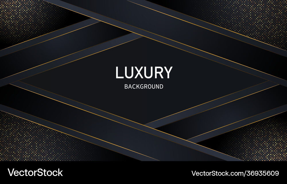 Dark abstract background with black overlap layers Dark abstract background with black overlap layers Vector Image