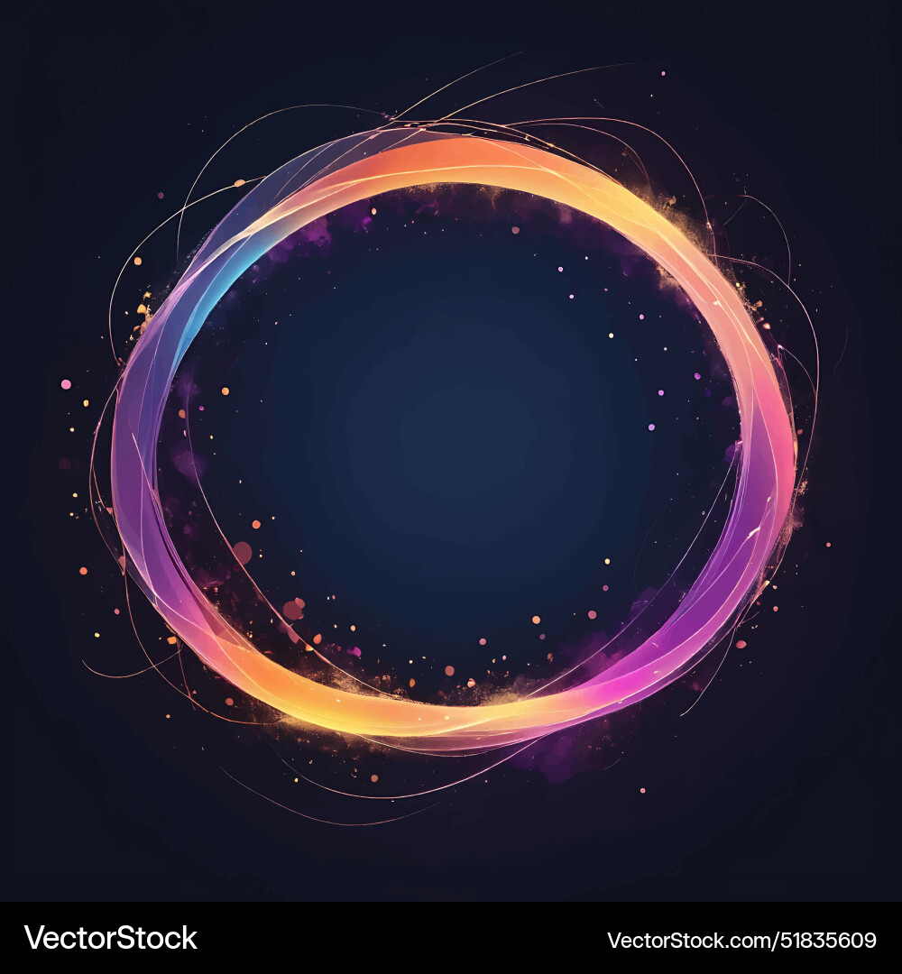 Ethereal abstract background design using glowing Vector Image