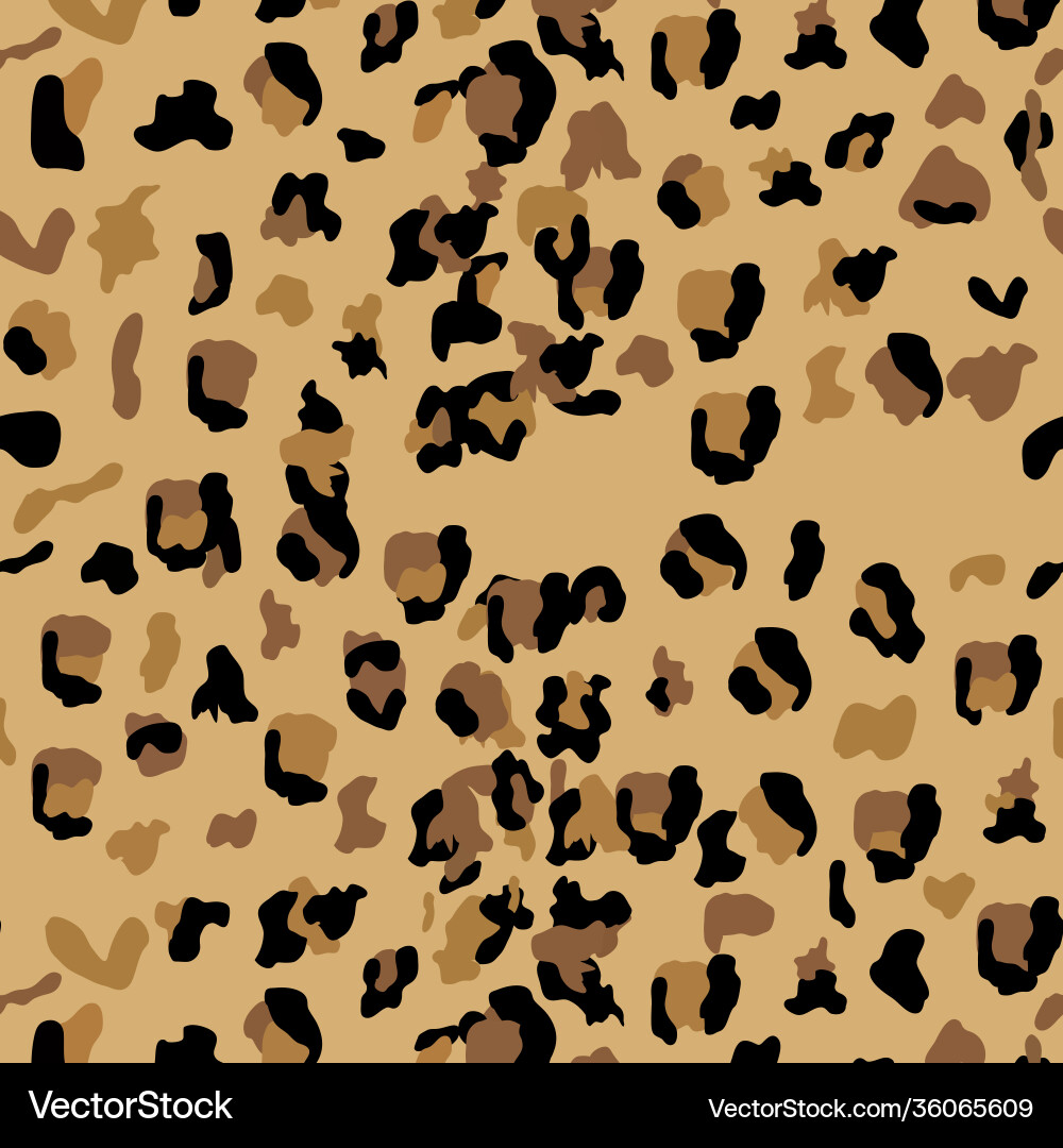 Leopard seamless pattern design background Leopard seamless pattern design background Vector Image
