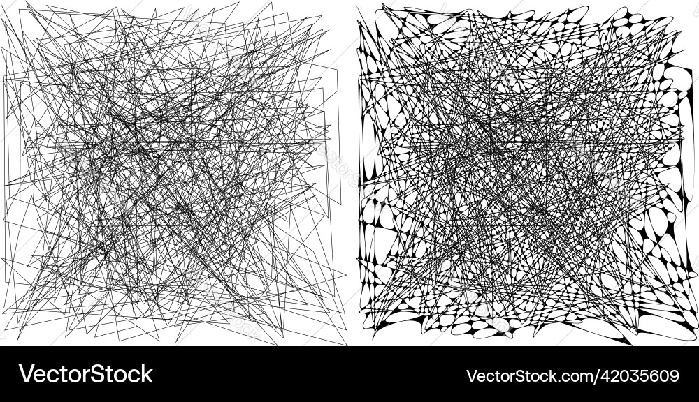 Matching pair of edgy geometric angular Vector Image
