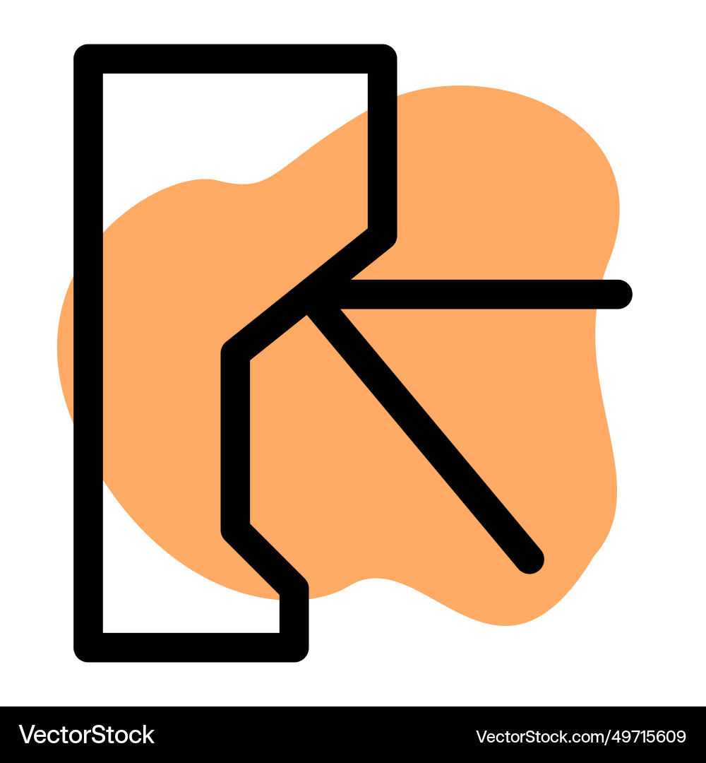 Mechanical gate for controlling passage through Vector Image