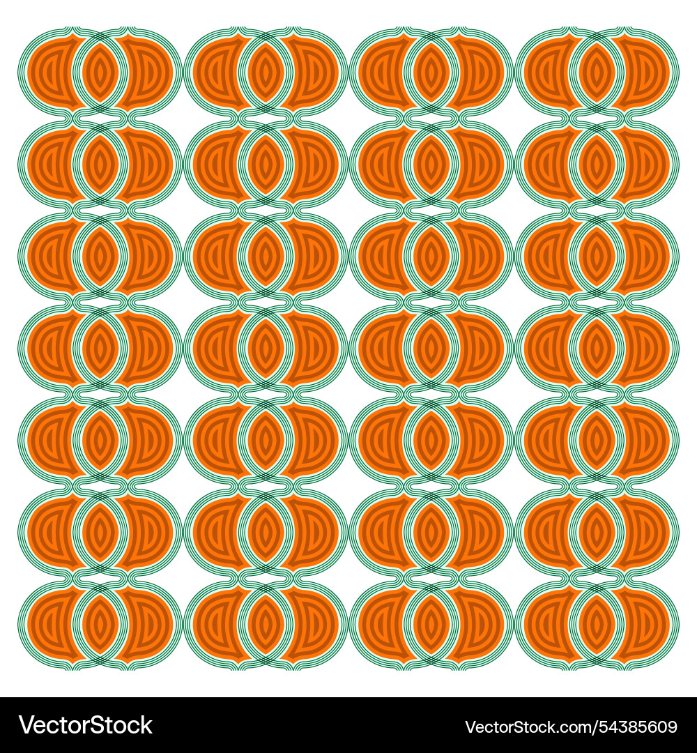 Seamless geometric abstract print pattern shape vector image