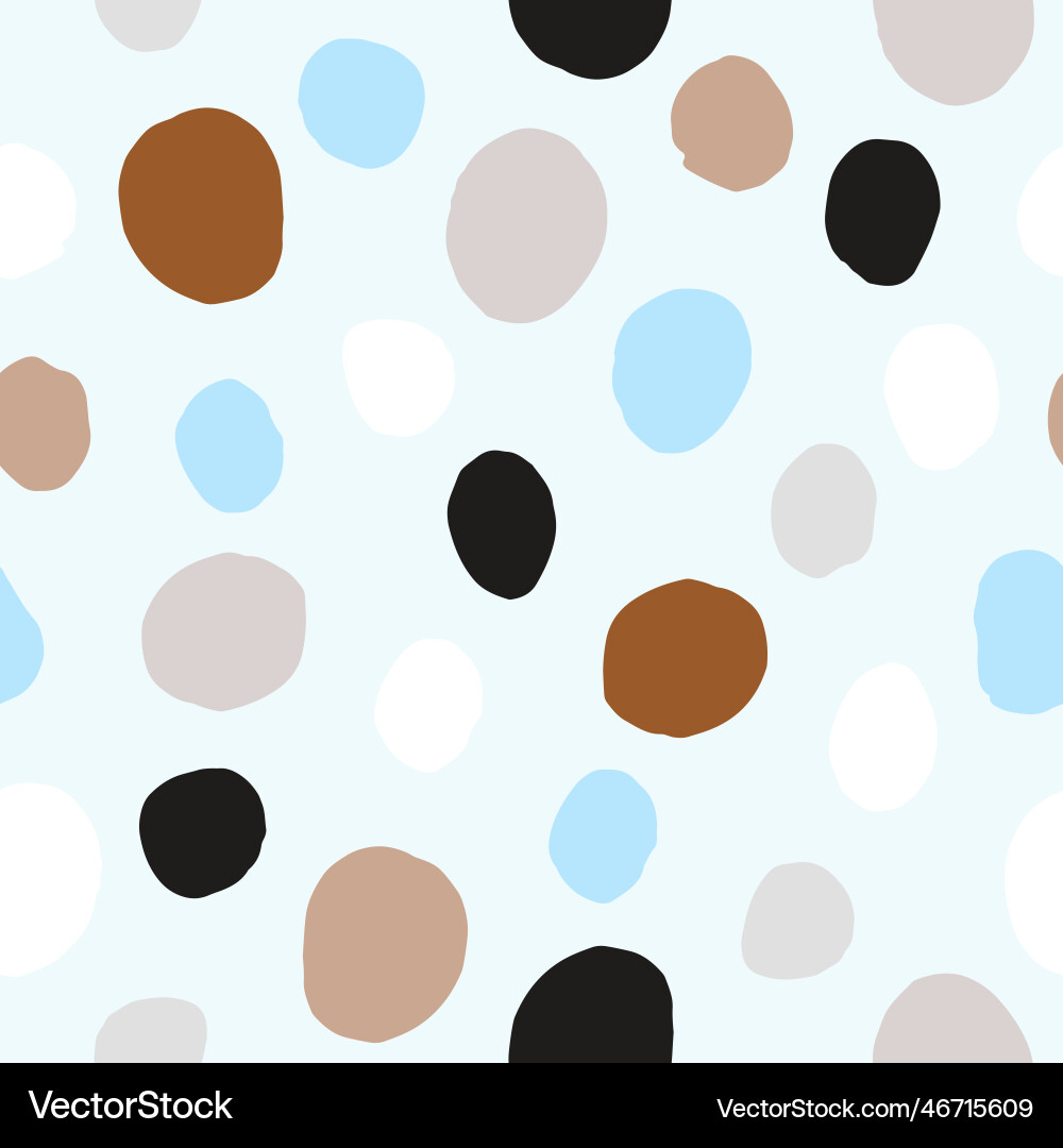 Seamless polka dots pattern abstract background Seamless polka dots pattern abstract background Vector Image