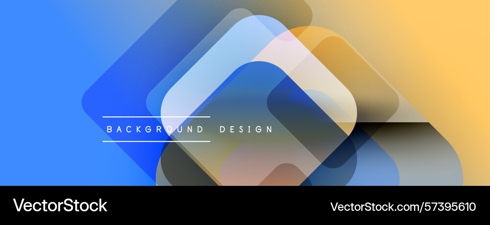 Abstract geometric shapes overlap creating Abstract geometric shapes overlap creating vector image