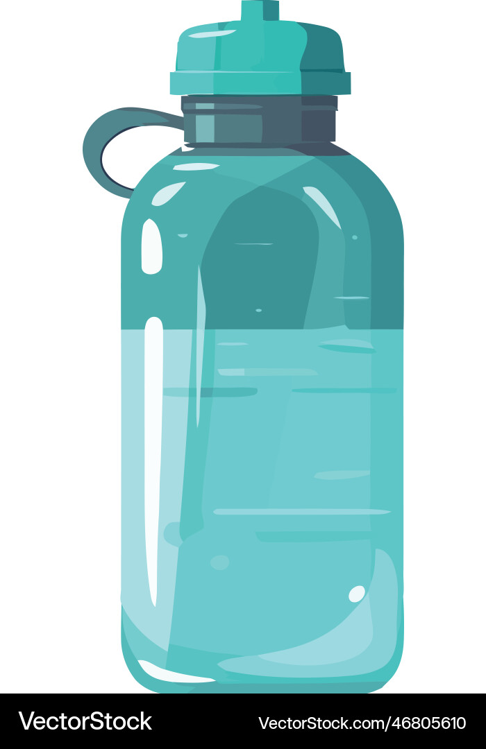 Drink container with transparent Vector Image