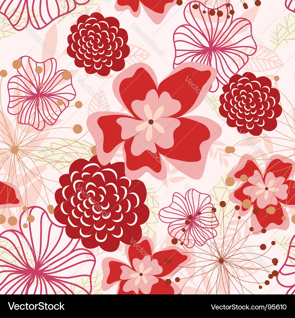Elegant Floral Pattern vector image