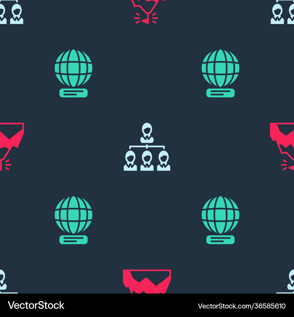 Set mountains with flag hierarchy organogram Set mountains with flag hierarchy organogram Vector Image