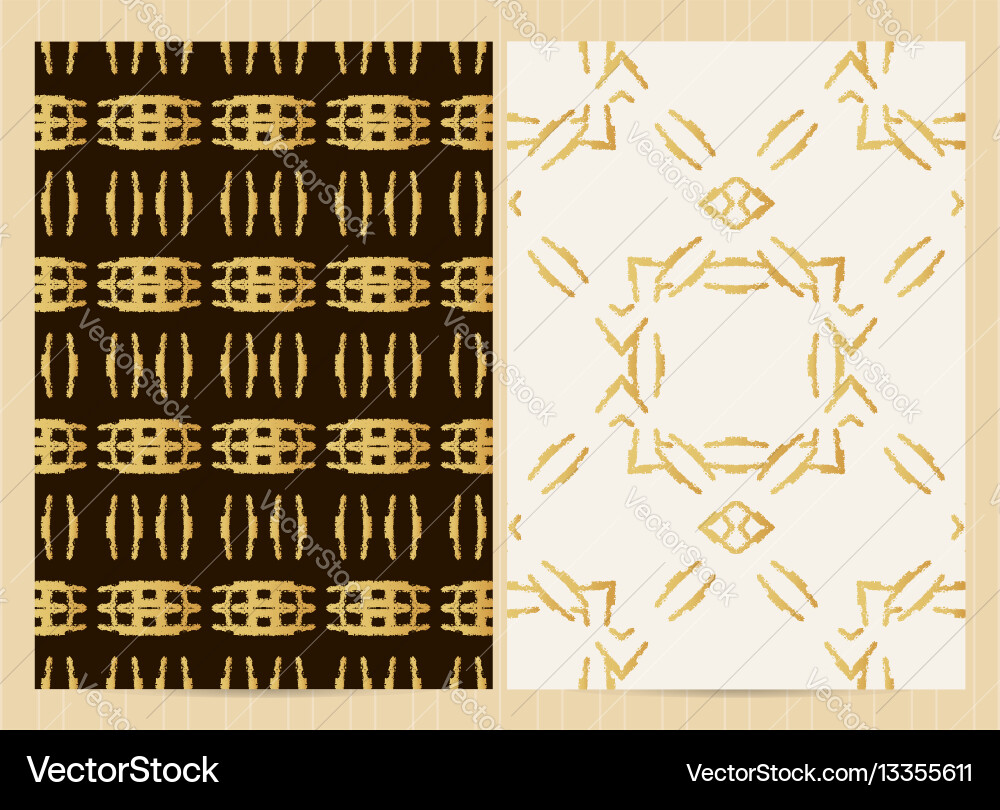 A4 format cards decorated with scribble dots A4 format cards decorated with scribble dots Vector Image
