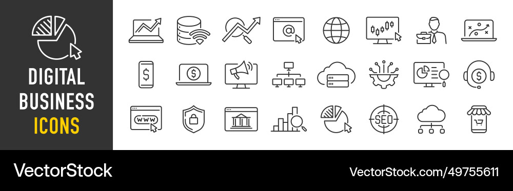 Audit web icon in line style assessment Vector Image