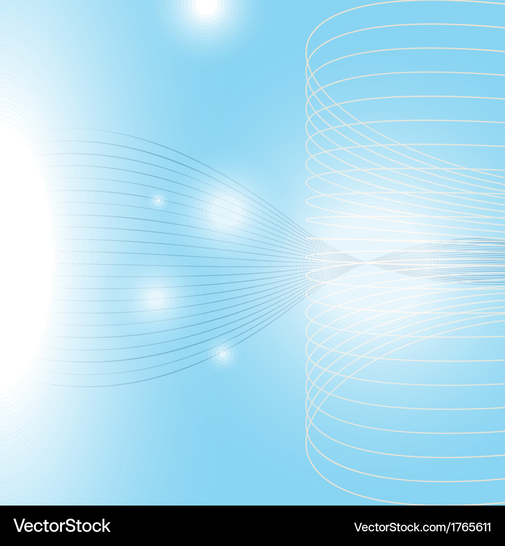 Dynamic Blue Abstract Background vector image