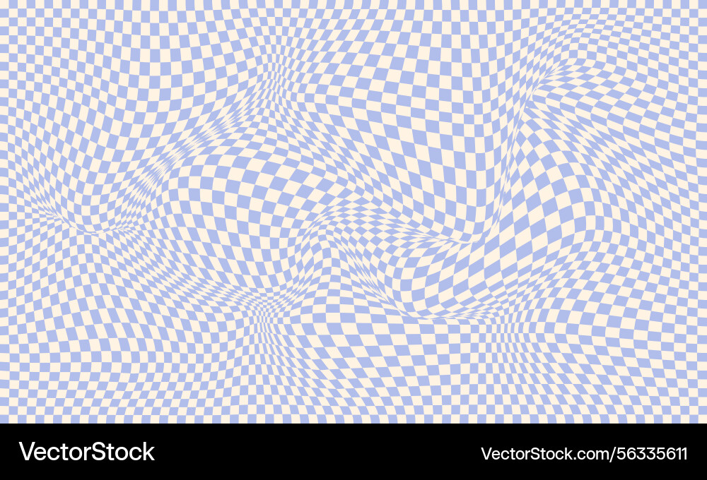 Groovy checker seamless pattern wavy abstract Groovy checker seamless pattern wavy abstract vector image