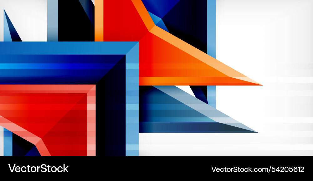 Arrows with 3d effect abstract background Arrows with 3d effect abstract background vector image