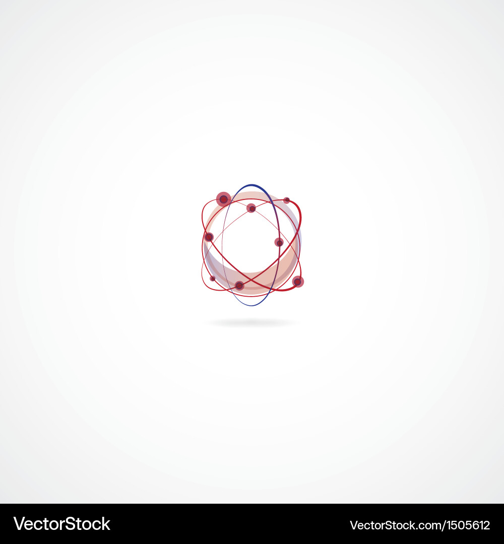 Molecular structure Vector Image