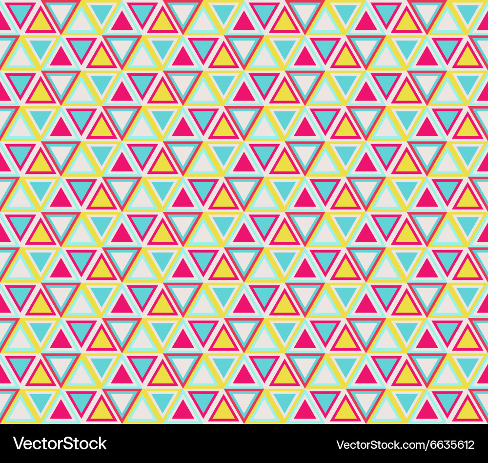 Seamless triangle pattern abstract Vector Image