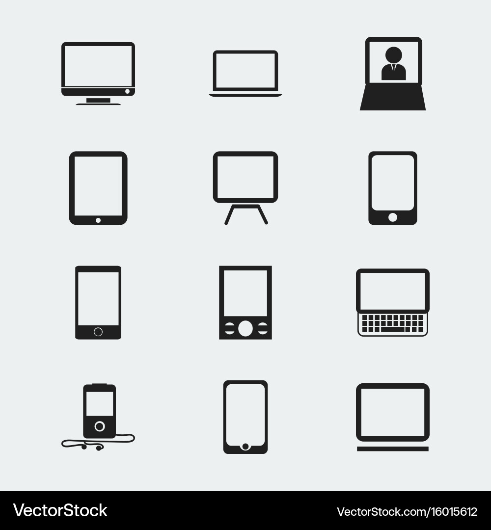 Set of 12 editable instrument icons includes Vector Image