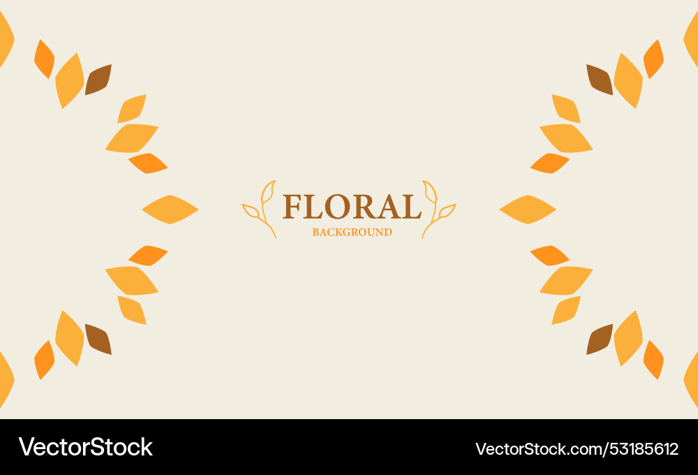 Soft color floral background with copy space Soft color floral background with copy space Vector Image