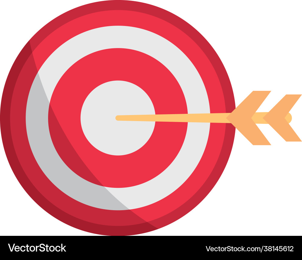 Target dart arrow Vector Image