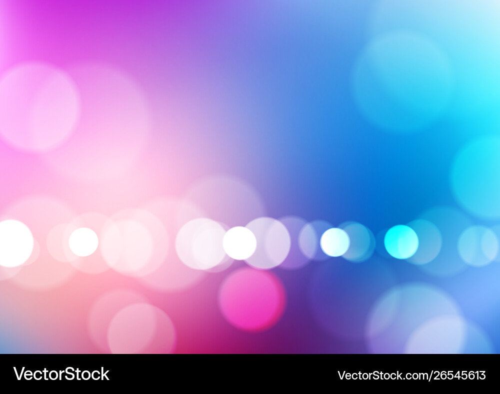 Abstract bokeh light colorful background Vector Image