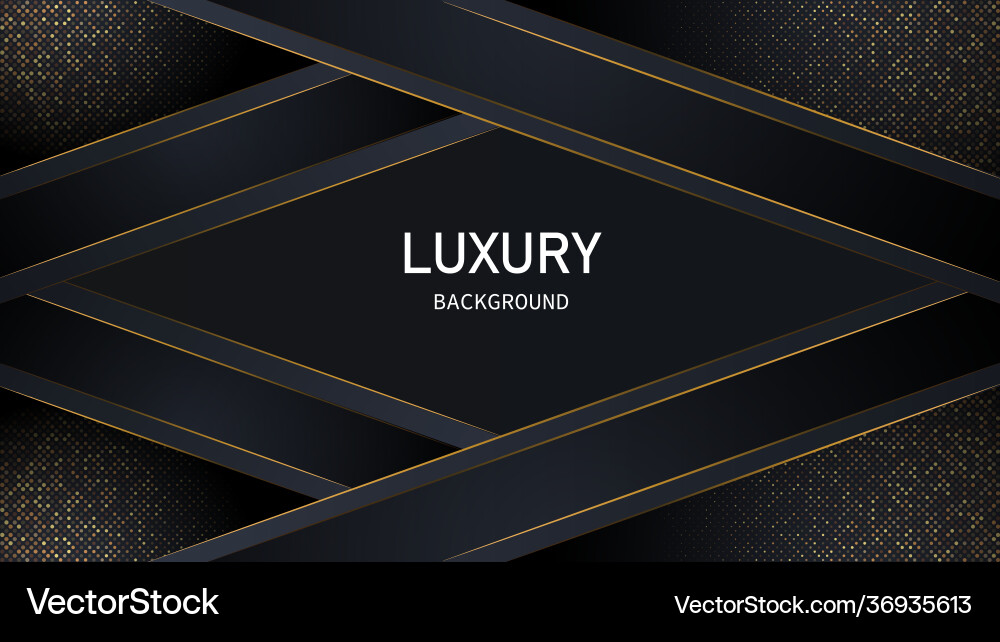 Dark abstract background with black overlap layers Dark abstract background with black overlap layers Vector Image