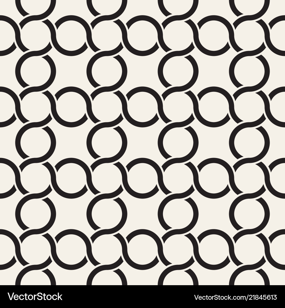 Geometric Line Tiling Pattern Vector Image