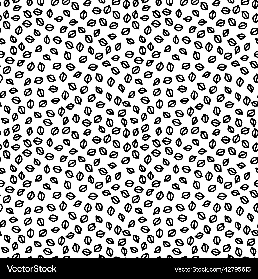Seamless pattern with leaves repeatable Seamless pattern with leaves repeatable Vector Image