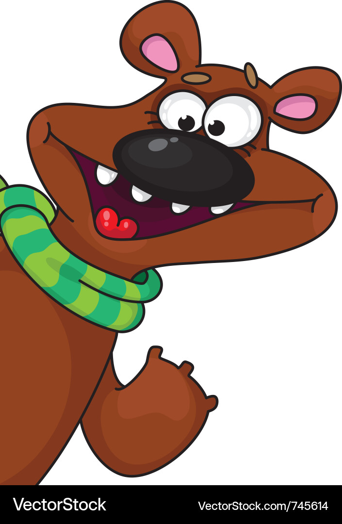 Bear head Royalty Free Vector Image - VectorStock