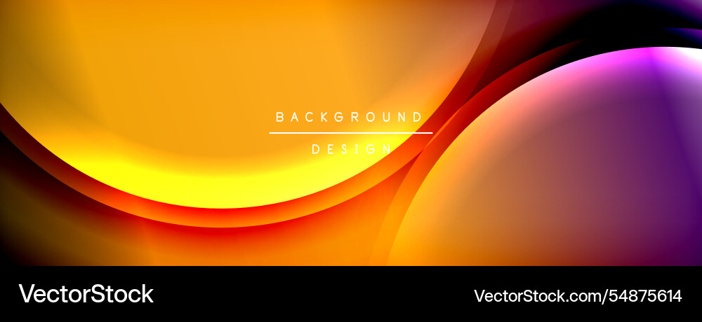 Bright rainbow style color gradient with curve Bright rainbow style color gradient with curve vector image