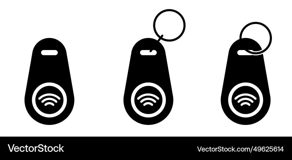 Digital door handle nfc key security knob Digital door handle nfc key security knob Vector Image