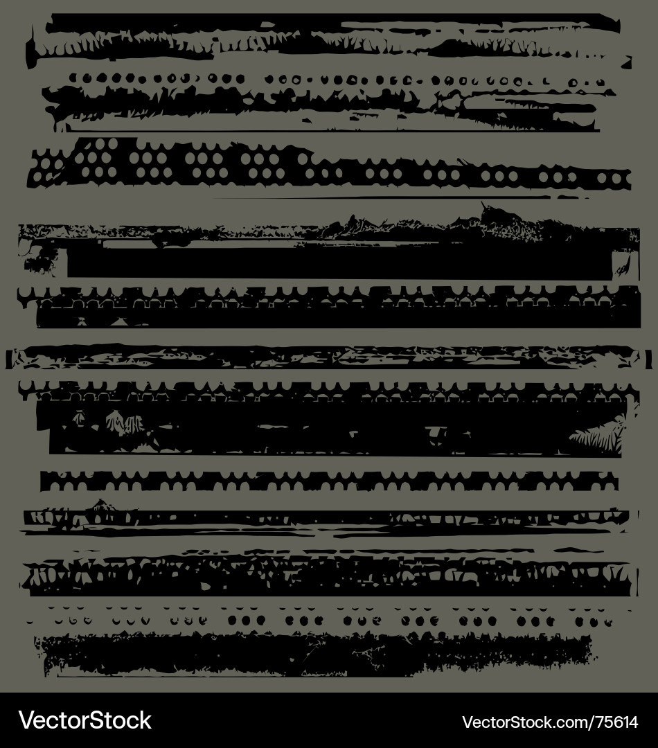 Distressed Film Edges Vector Image