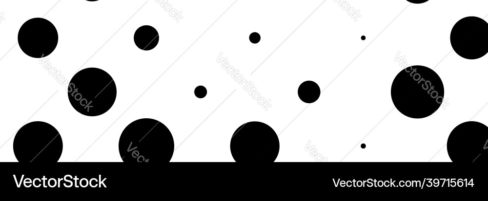 Halftone random circles dots pattern Vector Image