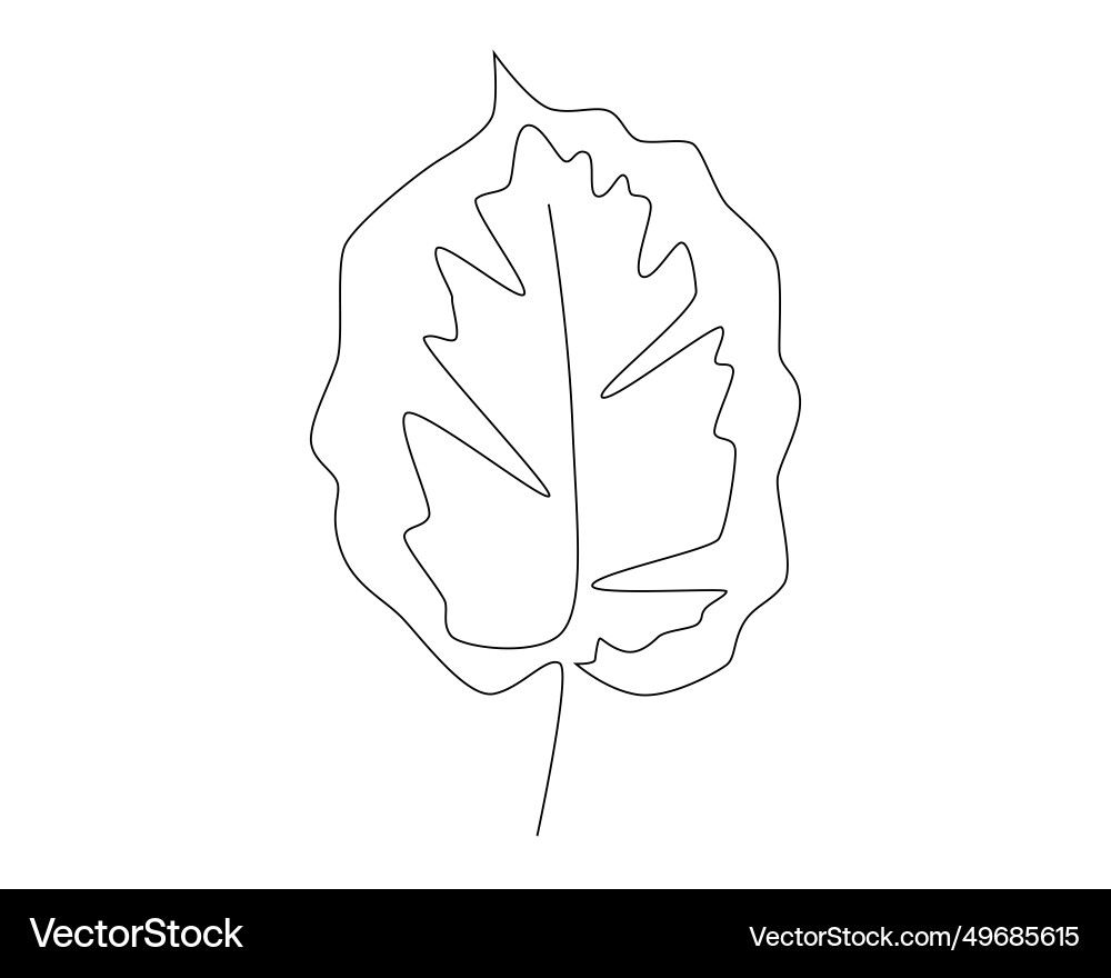 Continuous one simple single abstract line Vector Image