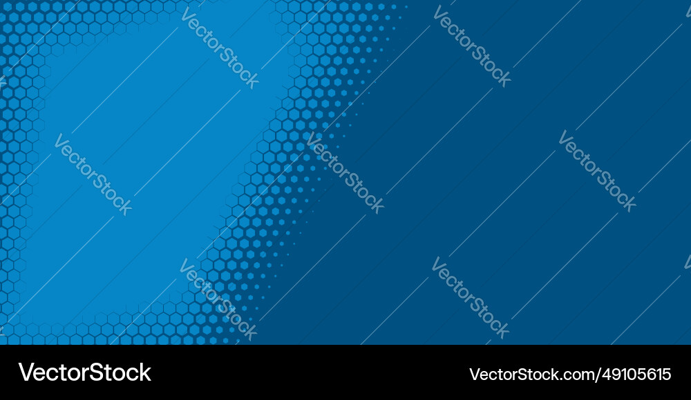 Geometric abstract hexagon two color background Vector Image