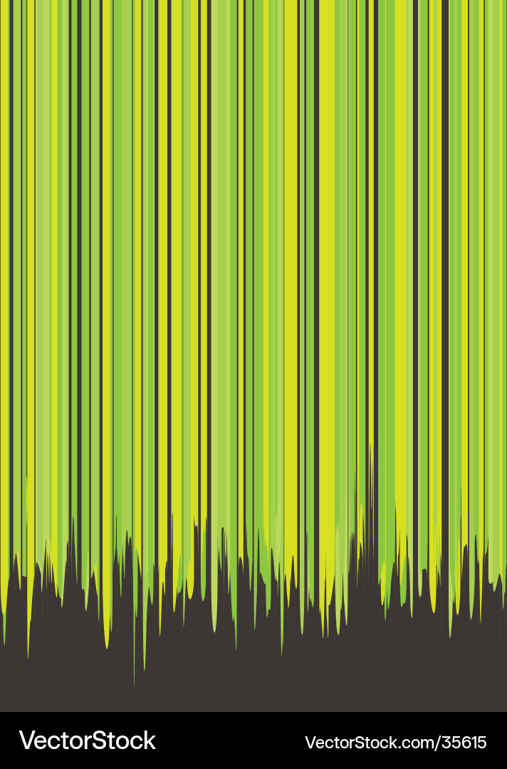 Gradient Green Lines vector image