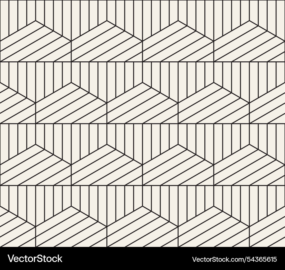 Seamless pattern repeating geometric elements Vector Image