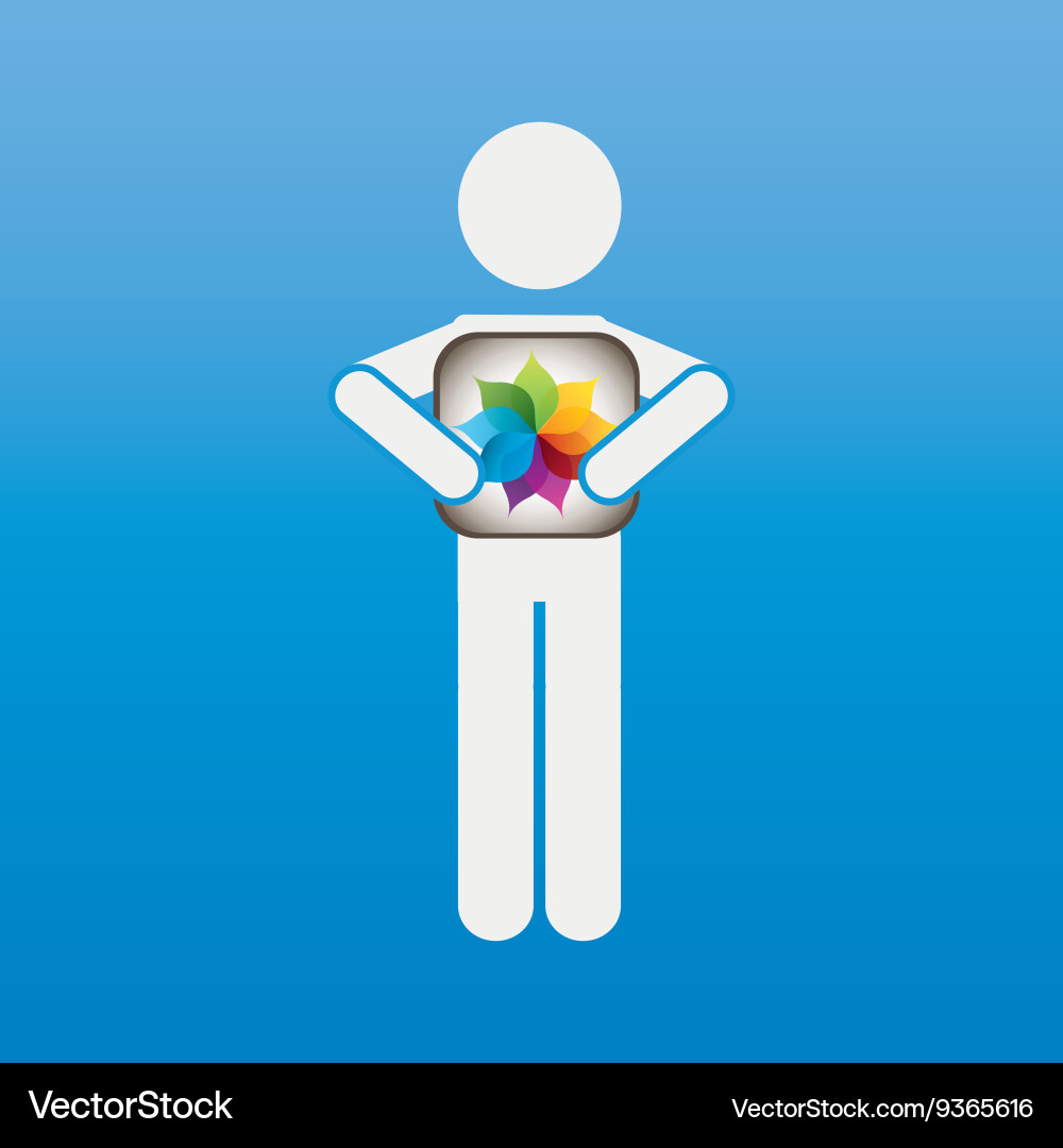 Cloud computing design Vector Image
