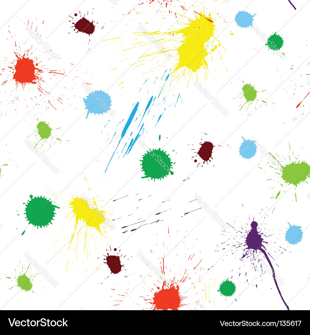 Grunge Splatter Pattern Vector Image
