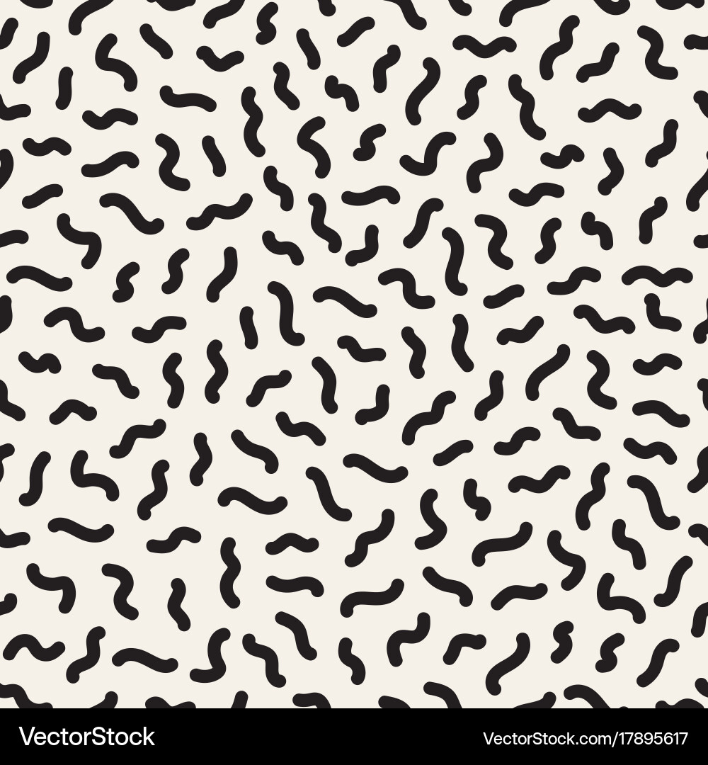Retro Line Pattern - 80s Shapes vector image