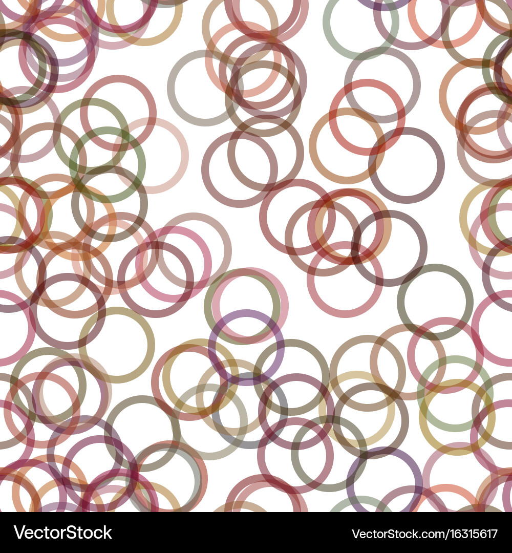 Seamless geometrical circle pattern background Vector Image