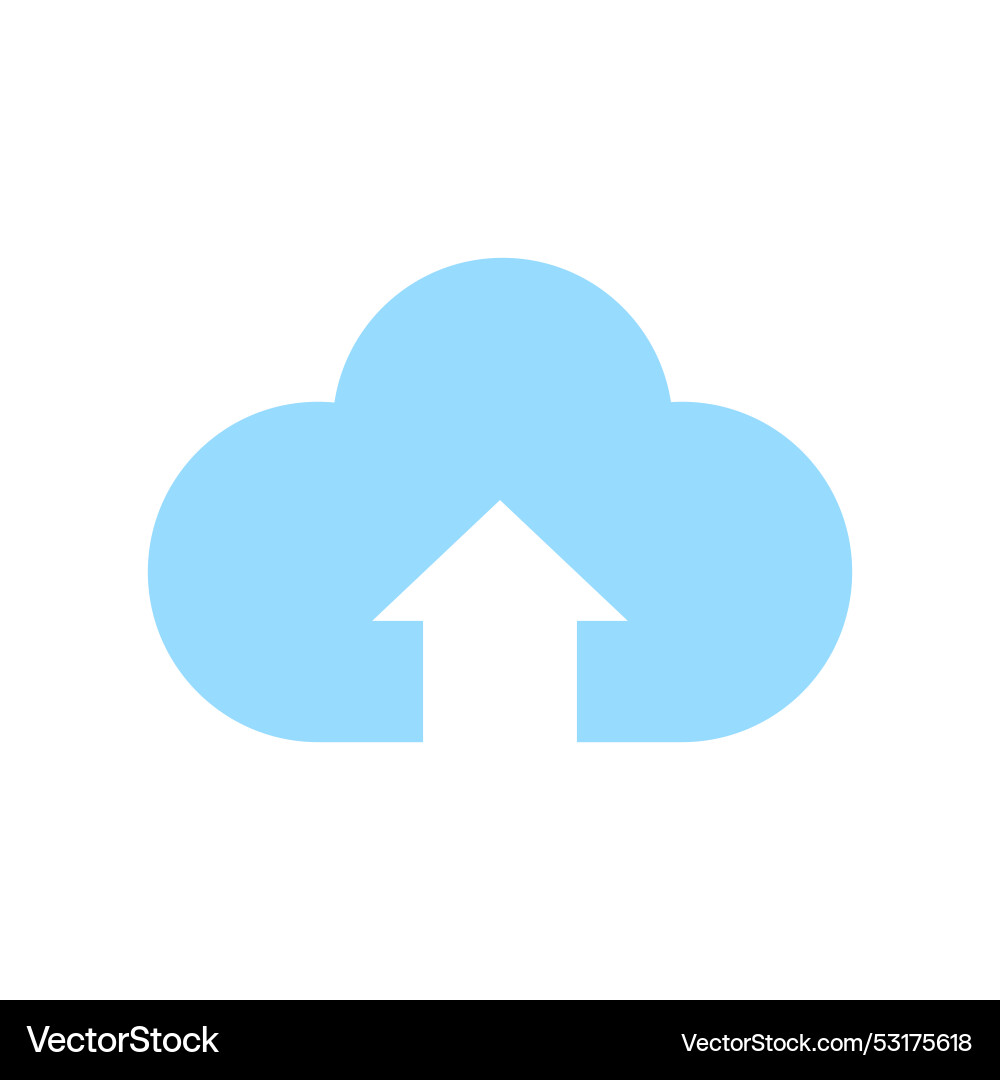 Cloud computing icon stock image Vector Image
