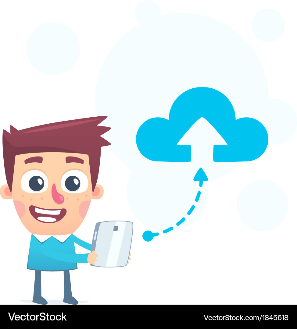 Easy way to store data Vector Image