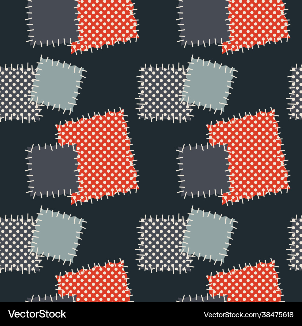 Patchwork Seamless Background vector image