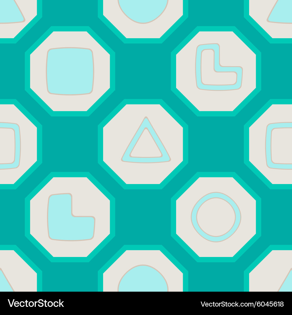 Seamless background with aspects of socionics Vector Image