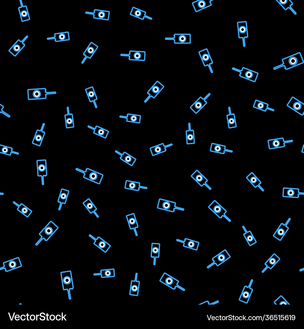 Line remote control icon isolated seamless pattern Line remote control icon isolated seamless pattern Vector Image