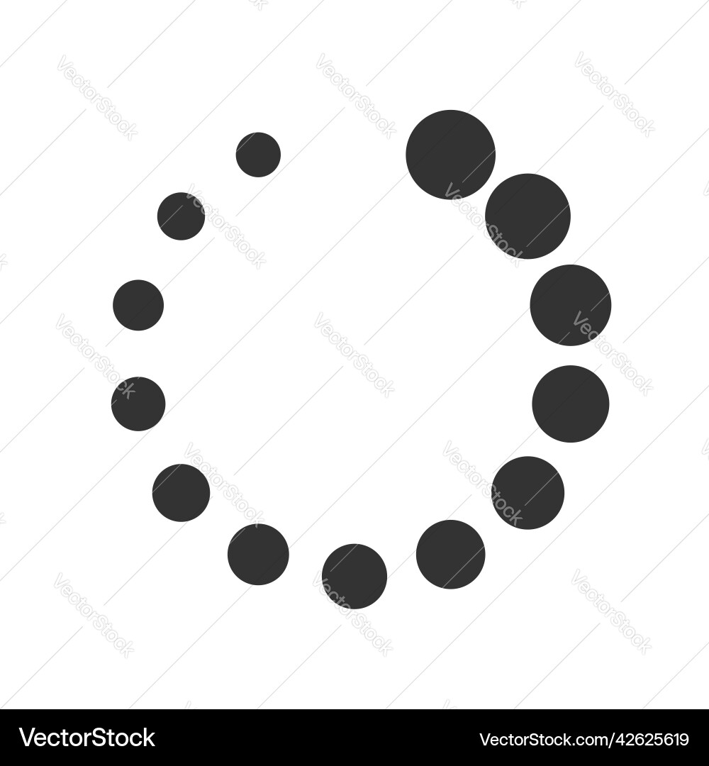 Loading symbol Loading symbol vector image