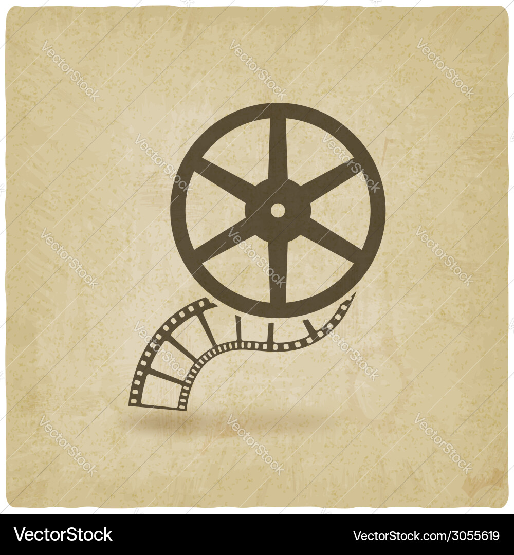 Old Film Reel Background – Royalty-Free Vector | VectorStock, image size:1000x1080