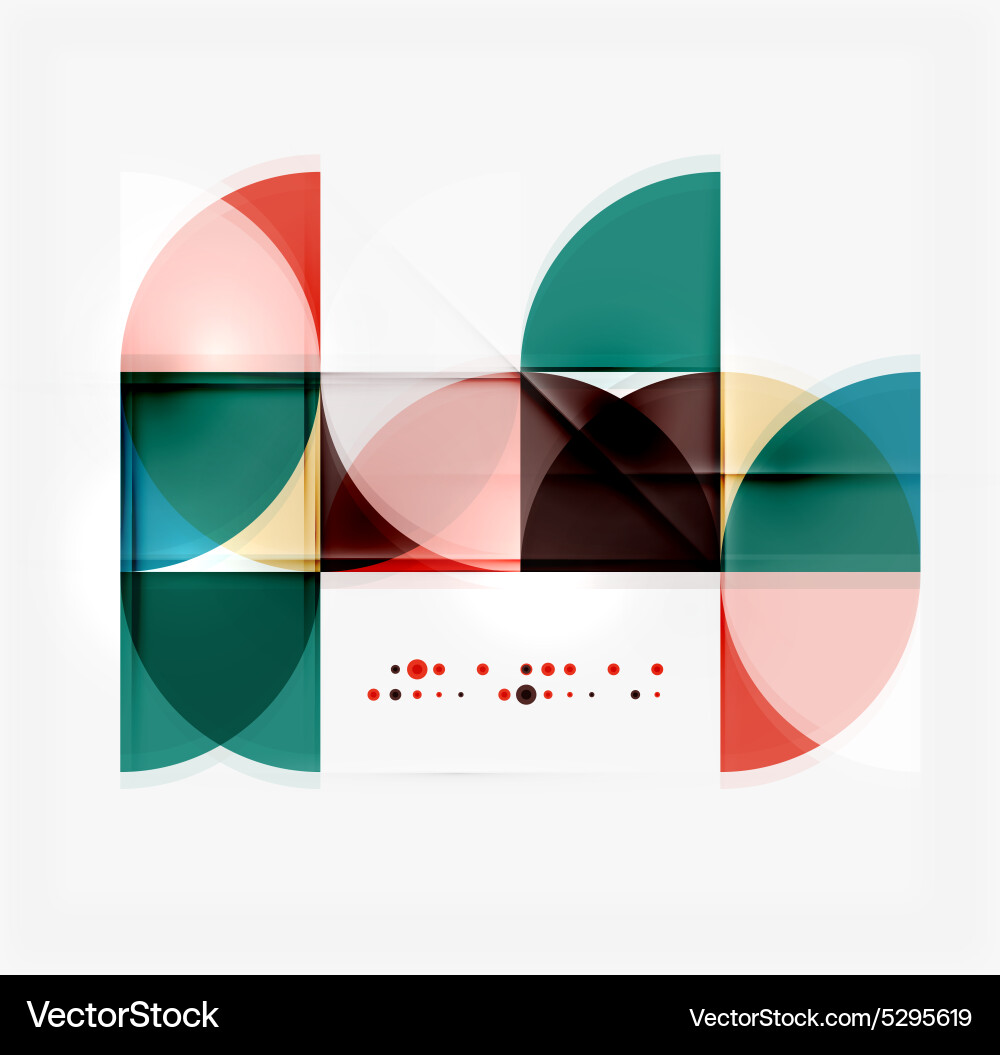Semicircle triangle pattern Vector Image