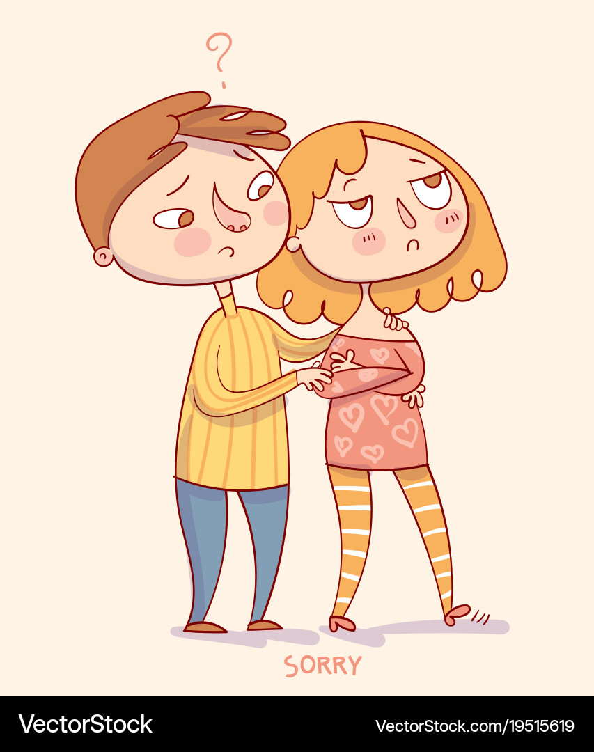 Sorry Royalty Free Vector Image Vectorstock