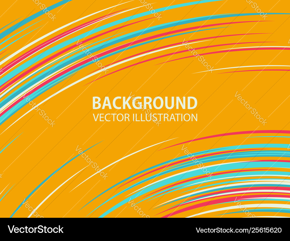 Abstract background with dynamic lines vector image