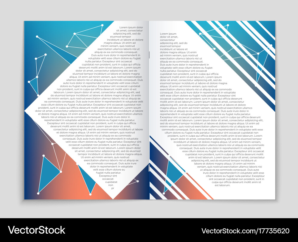 Abstract layout background set for art Vector Image